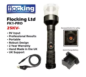 Flock Applicator FK1-PRO Advanced Electrostatic Flocking Kit Avviamento Completo - Foto 1 di 2