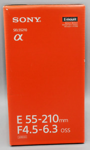 Sony E 55-210mm F4.5-6.3 OSS Zoom Lens E-Mount Interchangeable Lens NEW