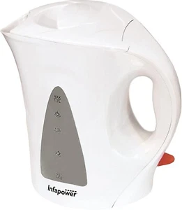 Hervidor eléctrico inalámbrico Infapower X501 1,7 L 2200 W jarra blanca segura para hervir en seco - Imagen 1 de 8