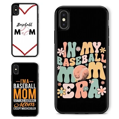 Funda Anti Arañazos Béisbol Diseño Mamá Para iPhone SE4 16E 12 13 14 15 16 Pro Max Foto 1 de 4