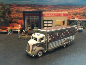 1:64 Hot Wheels LE Petersen's Automotive Museum 1938 38 Ford COE Box Truck Gray - Picture 1 of 7
