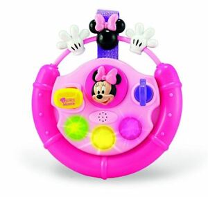 Disney Baby Fun Drive for Crib or Trolley Minnie Mouse Pink Sound Effects Toy