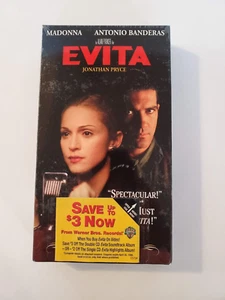 Evita (VHS, 1997) Madonna, Antonio Bandera Musical Sealed - Picture 1 of 2