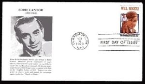 1801 15c Will Rogers FDC B'nai B'rith cachet Nov. 4, 1979 - Picture 1 of 1