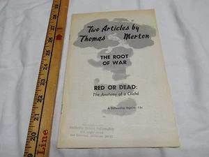 1961 Two Articles By THOMAS MERTON The Root Of War, Red Or Dead 1F40 - Picture 1 of 5