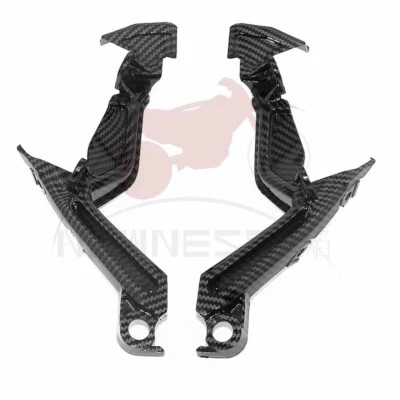 Carbon Fiber Pattern Headlight Bracket Fairing For YAMAHA MT09 FZ09 2017-2019 Foto 1 de 4