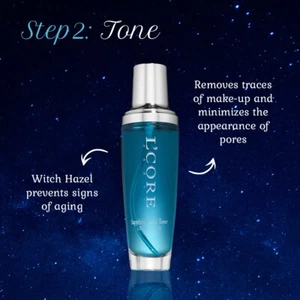 SAPPHIRE FACIAL TONER FACE TONER L'CORE PARIS OVERSTOCK 4OZ ORGANIC EXTRACT - Picture 1 of 4