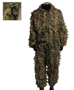 Durable Hunting Ghillie Suit Maple 3D Camo Leaf Camouflage Woodland Birdwatching - Imagen 1 de 3