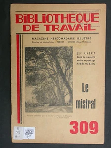 BT 309 Le mistral vent méfaits et bienfaits, l'érosion éolienne, haie de cypres - Imagen 1 de 1
