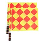 Soccer Referee Flags with Carrying Bag Anti Slip and Waterproof Design