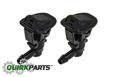 13-18 Jeep Wrangler JK Windshield Washer Nozzle Replacement Set Of 2 OEM MOPAR - Image 1 of 4