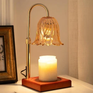 Candle Warmer Lamp, Dimmable Candle Lamp Warmer, Adjustable Height, Timer, Bedro - Picture 1 of 12