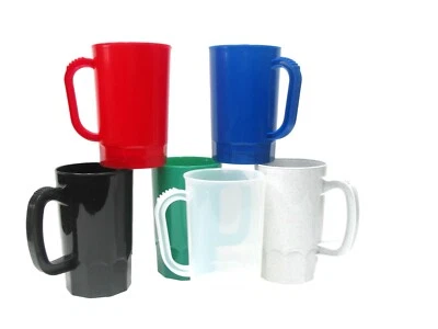 6 tazas/piedras de cerveza de 32 onzas mezcla de colores sin plomo ¡sin BPA HECHAS EN AMÉRICA! Foto 1 de 3