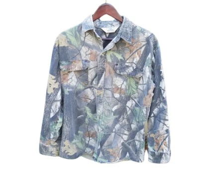 Redhead Realtree Hardwoods Camouflage Hunting Shirt Medium Button Down Outdoors  - Image 1 of 4