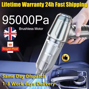 Cordless Car Vacuum Cleaner Strong Suction Handheld Vacuum Cleaner with 2 filter - Picture 1 of 11