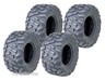 Utility ATVs Set 2 ATV UTV Tires 23x11-10 23x11x10 6PR All Terrain Tires Honda Red Utility ATVs