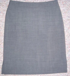 RALPH LAUREN Dark Gray Below Knee Length Straight Skirt Size 10 NWOT - Picture 1 of 3