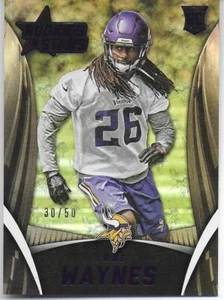 2015 Panini Rookies & Stars TRAE WAYNES Langlebigkeit Team Logo Wikinger SP RC #/50 - Bild 1 von 1