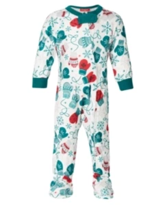Family PJs Matching Kids Mittens Family Pajama Set Size XL (14-16) - Picture 1 of 2