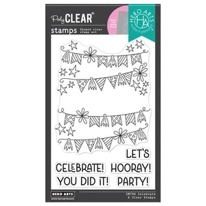 Hero Arts Celebrate Stamp Set from the Let's Celebrate Collection : March 2025 - Picture 1 of 2