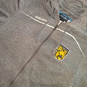 Bauer Damen grau Hockey Team Full Zip Hoodie Jacke Performance sportlich - Bild 1 von 7