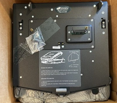 NEW Gamber Johnson IX270 Vehicle Docking Station W/Keys 7160-0011 2x RF Itronix - Image 1 of 4