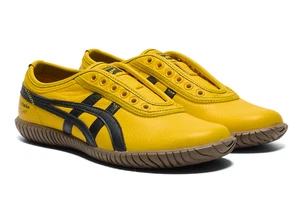Onitsuka Tiger TSUNAHIKI SLIP-ON 1183C529 750 YELLOW/BLACK New in Box from Japan - Picture 1 of 8