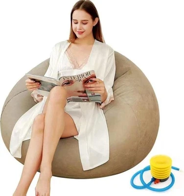 aufblasbares Stuhl-Sofa, aufblasbare Sitz-Gaming-Liege, Indoor Outdoor Campin... - Bild 1 von 4