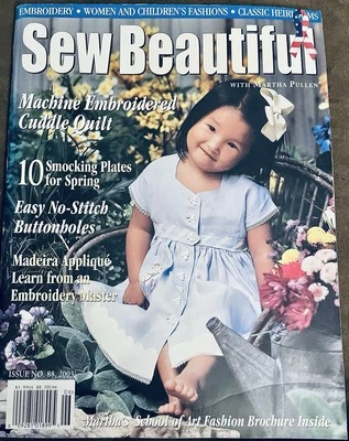 Sew Beautiful Martha Pullen Magazine Issue #88 2003 Heirloom Sewing Smocking - Image 1 of 4