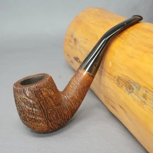 Adjustomatic Shield/keystone Logo Wire Rusticated Estate Briar Tobacco Pipe - Picture 1 of 14