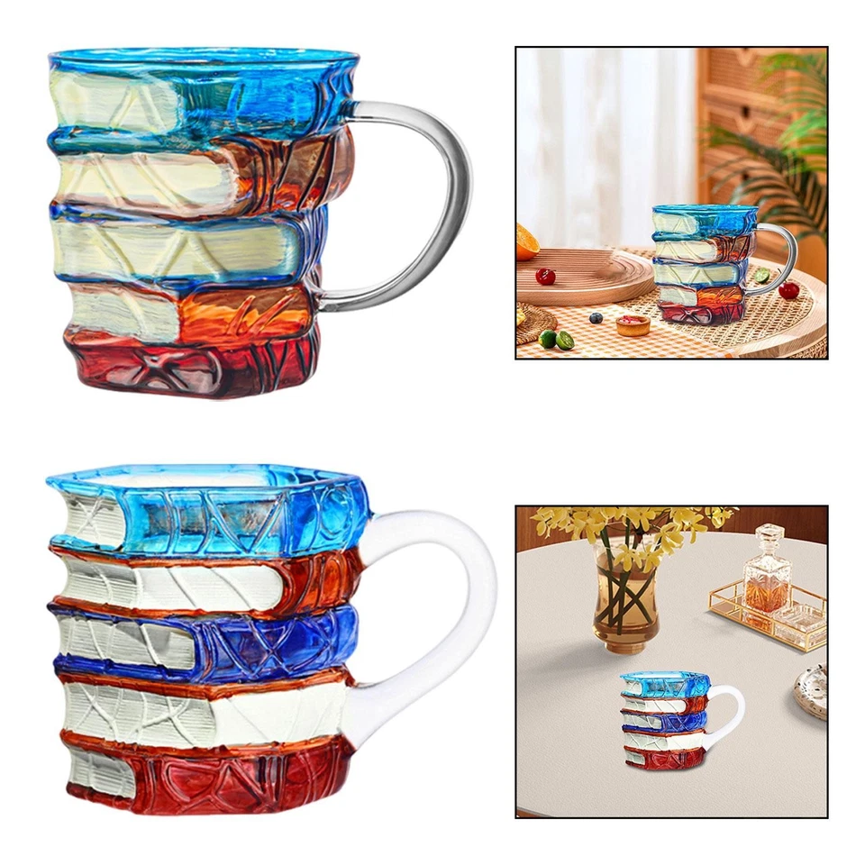 Tazza Da Caffè Impilabile Da 350 Ml, Ideale Come Regalo per Libri, Articoli - Immagine 1 di 1