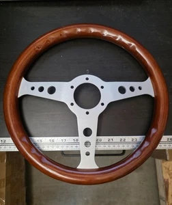 Factory 2nd 15 Vintage Indy Steering Wheel Wood Grip w/ 6 Holes 15 in - Bild 1 von 2