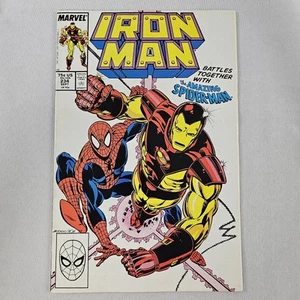 Iron Man #234 mit Spider-Man auf Cover 1988 neue Tasche und Karton guter Zustand LESEN⬇ - Bild 1 von 7