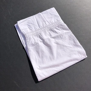 The Pure Collection by Indigo White Standard Pillowcase 100% Cotton 18.5" x 27.5 - Picture 1 of 7