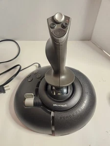 Microsoft Side Winder Force Feedback 2 Joystick X05-63776 PC USB with Software - Picture 1 of 5