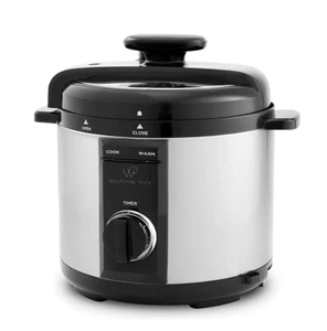 Wolfgang Puck 8 Quart Timer Rapid Pressure Cooker Silver Black Model BPCRM800 - Picture 1 of 19