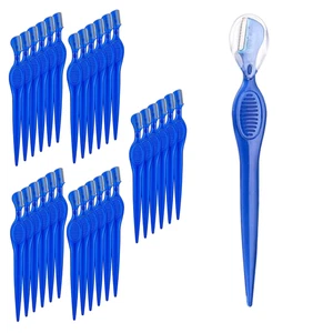 30 Pc Eyebrow Razor Precision Shaver Facial Exfoliating Dermaplaning Tool Peach - Picture 1 of 12