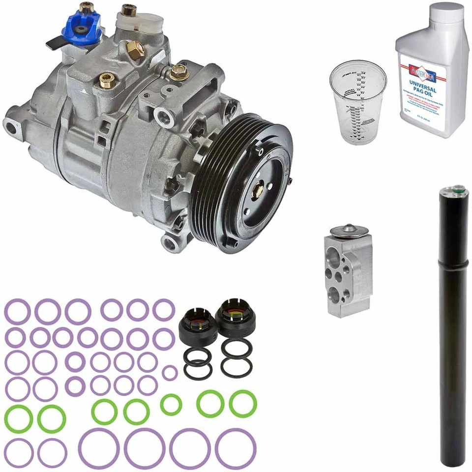 Compresor de aire acondicionado Omega CSW para Audi A3 Quattro 2006-2008 con kit de reparación de aire acondicionado Foto 1 de 1