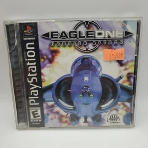 Eagle One: Harrier Attack (Sony PlayStation 1, 2000) CIB completo TESTATO FUNZIONANTE - Foto 1 di 7