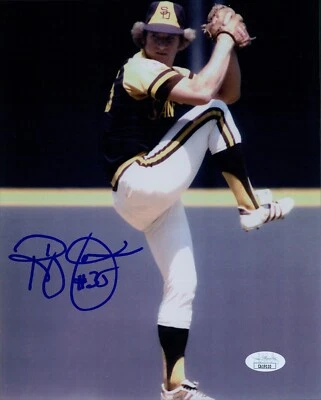 Randy Jones San Diego Padres Signed 8x10 Glossy Photo JSA Authenticated - Image 1 of 2