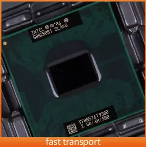 Intel Core 2 Duo Mobile T9300 SLAQG SLAYY 6MB 2.5 GHZ 800MHZ CPU Processor - Picture 1 of 1