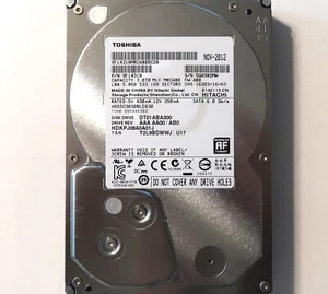 Toshiba HDS5C3030BLE630 9F14318 MRCAB0 DT01ABA300 HDKPJ08A0A01J 3TB NOV-2012 - Picture 1 of 1