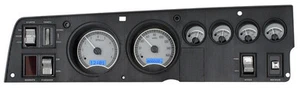 Dakota Digital 68-70 Charger Super Bee Gauges System Silver Blue VHX-68D-CHG-S-B - Bild 1 von 5
