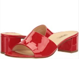 PAUL GREEN MONET SANDAL RED PATENT AUS 6.5 US 9 EEUC - Picture 1 of 12
