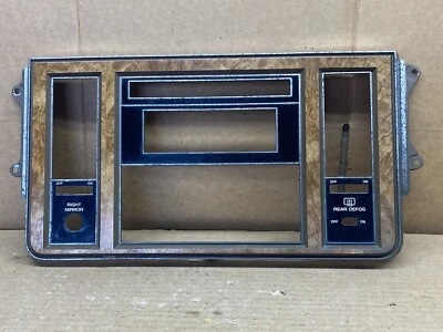 Buick Electra 1989 radio tablero bisel instrumento usado grano madera Foto 1 de 4