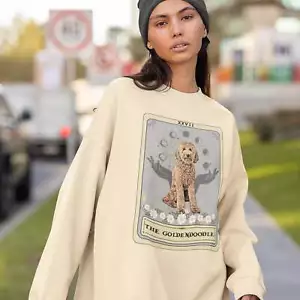The Goldendoodle Hund Tarotkarte Sweatshirt - Bild 1 von 14