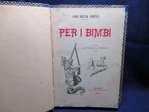 Vertua Gentile, Anna - Per i bimbi - Gio. Gnocchi Editore 1889 Libri Illustrati - Imagen 1 de 10