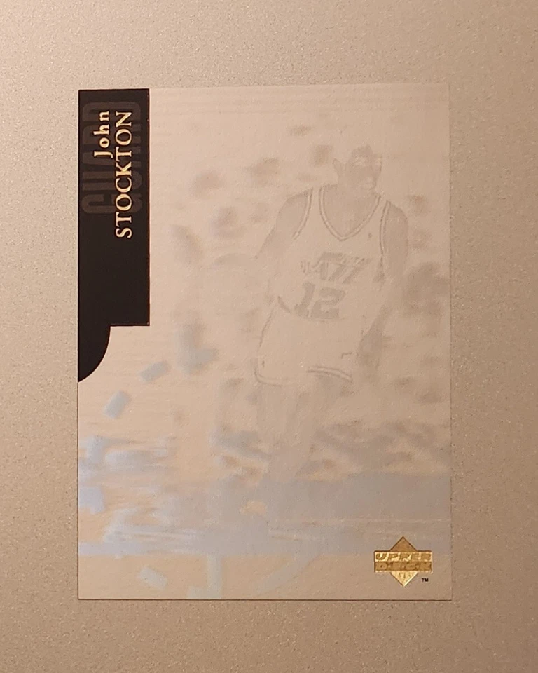 1995 Upper Deck Collector's Choice Hologram Insert #H8 John Stockton - Image 1 of 1