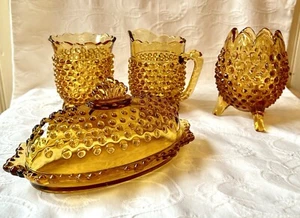 Vintage Bernstein Schuhnagel 4 Stück Set - Bild 1 von 10