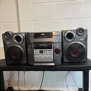 RCA RS 2640 Stereo Shelf System With Bass Reflux Speakers TESTED - Picture 1 of 15